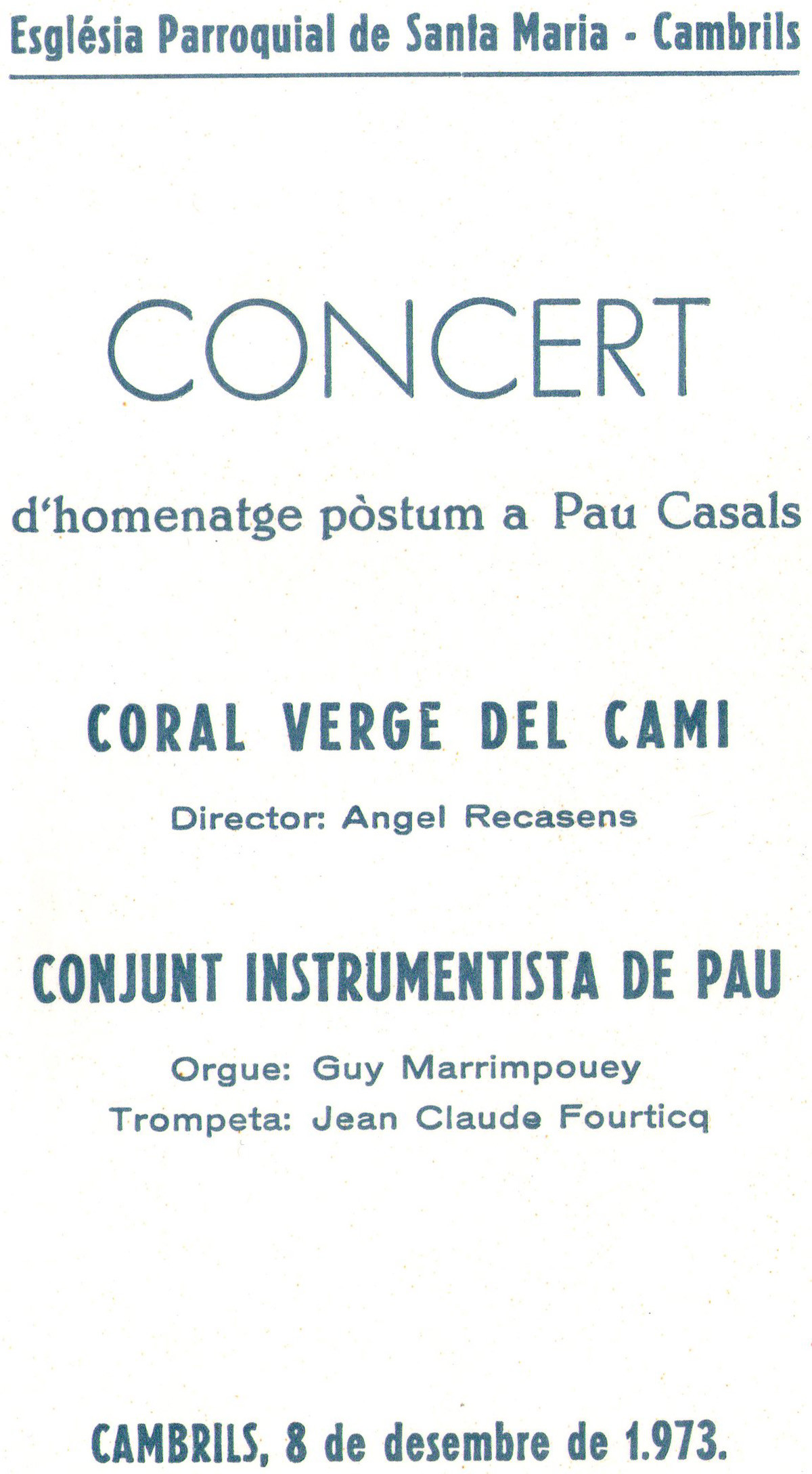 homenatge pau casals coral cambrils