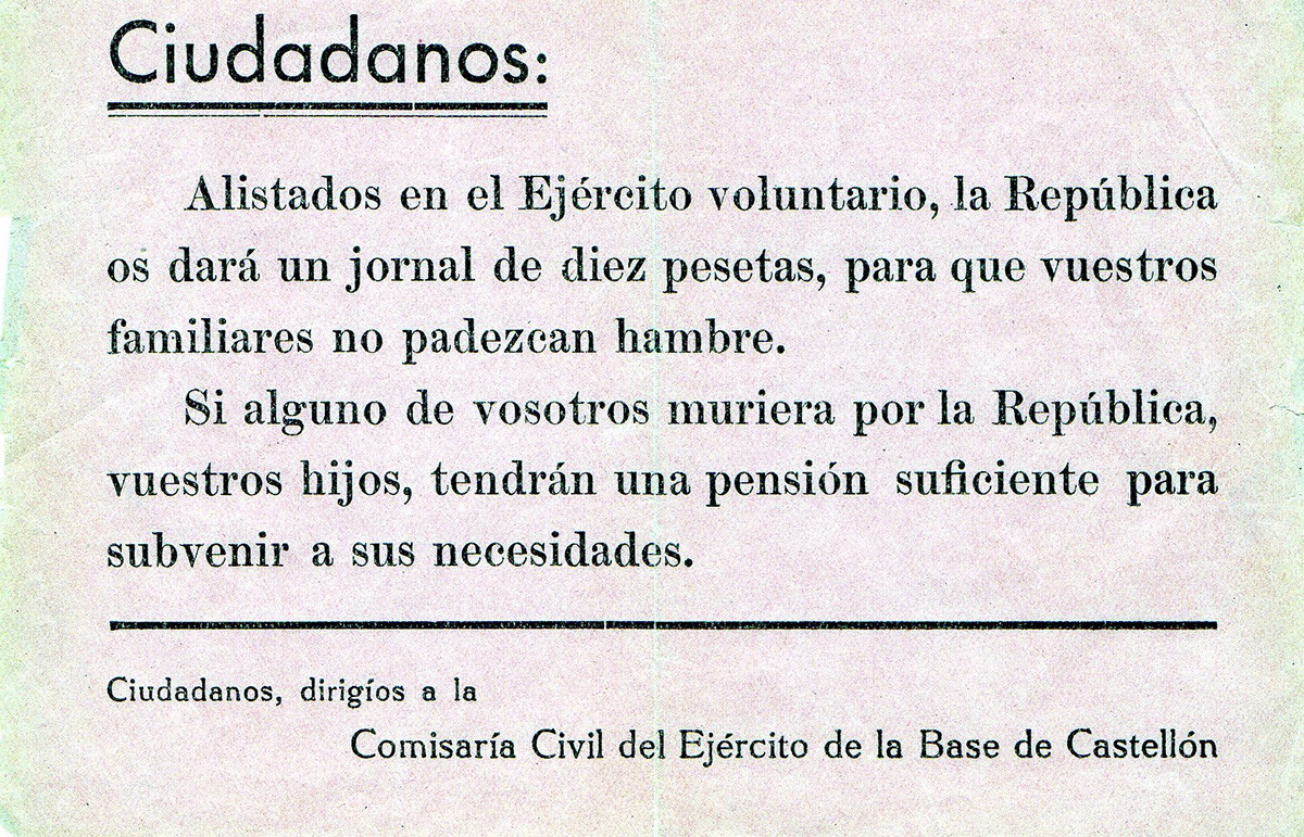 octaveta allistament exercit republica 1936