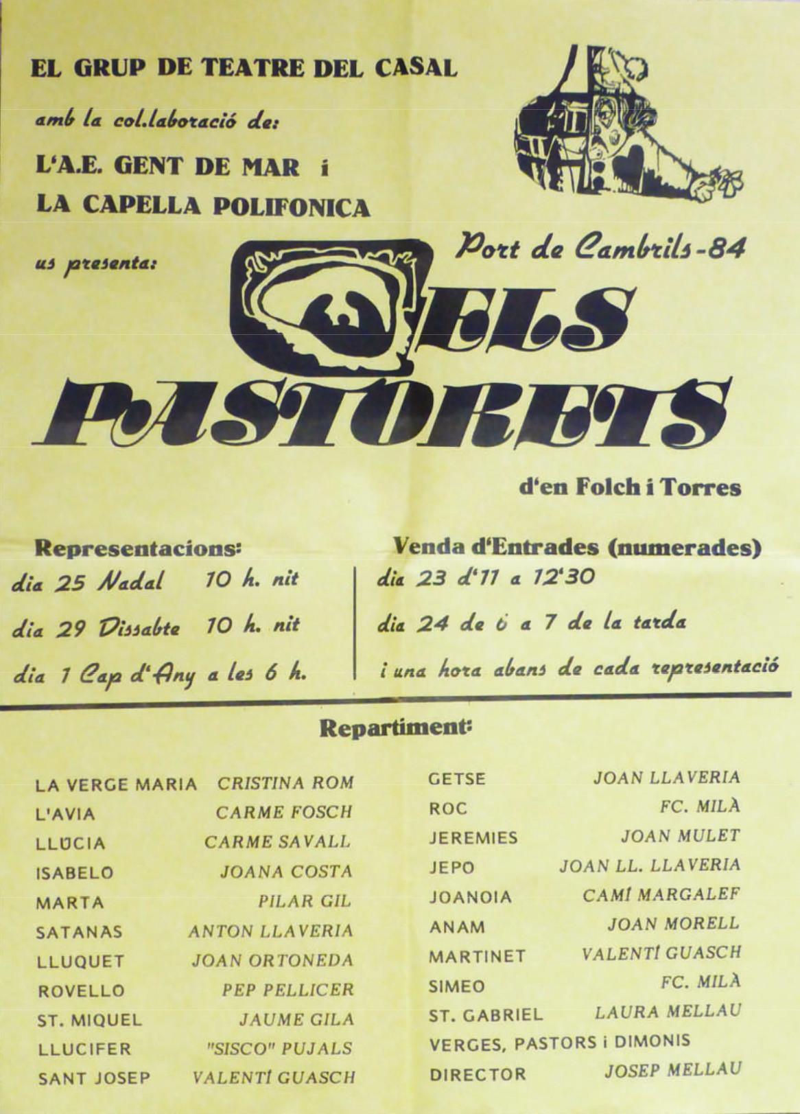 pastorets cambrils casal port 1984