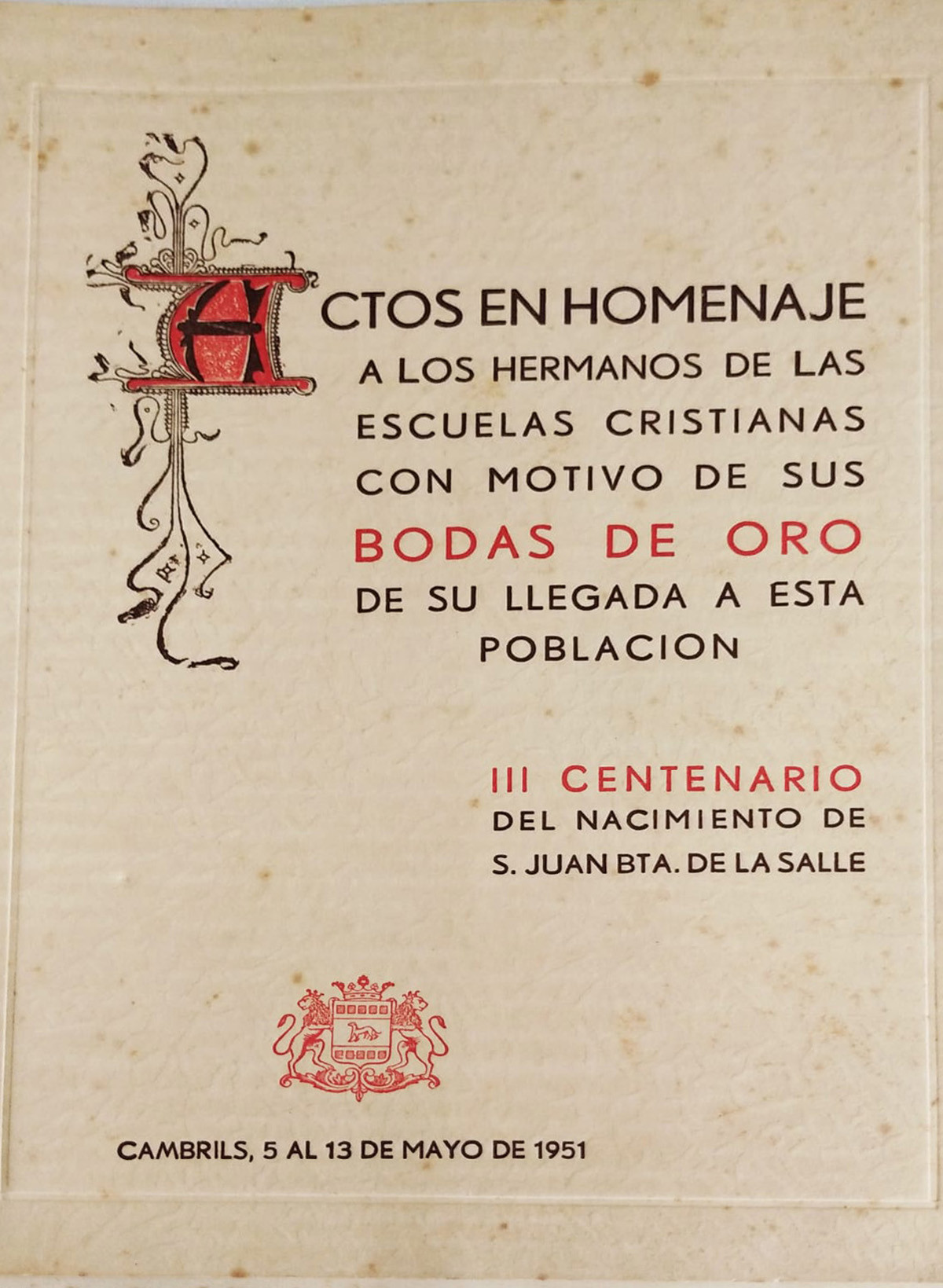 programa 50 anys la salle cambrils