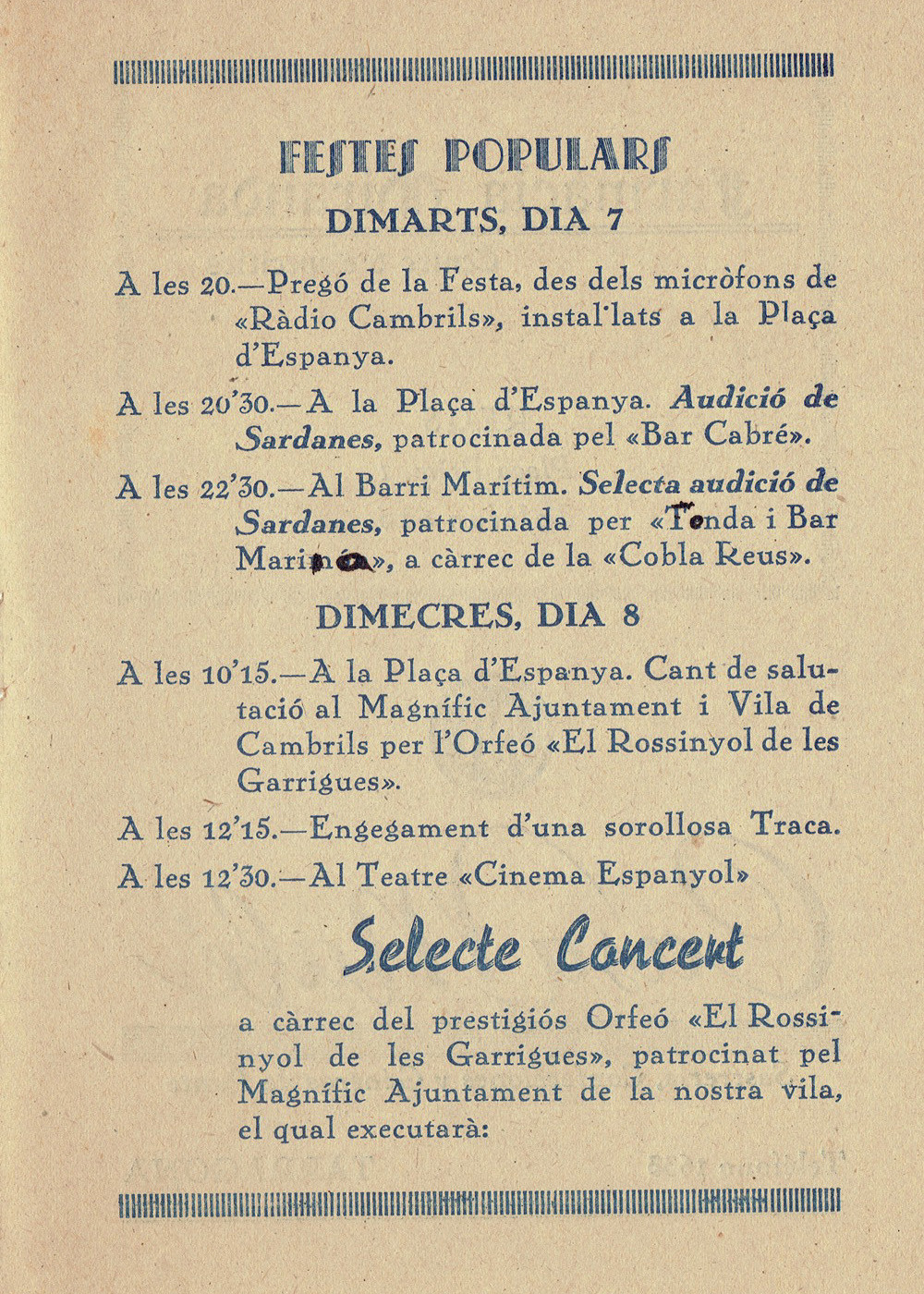 ​programa festa major cami 1948 cambrils [Clicar i arrossegar per moure] ​