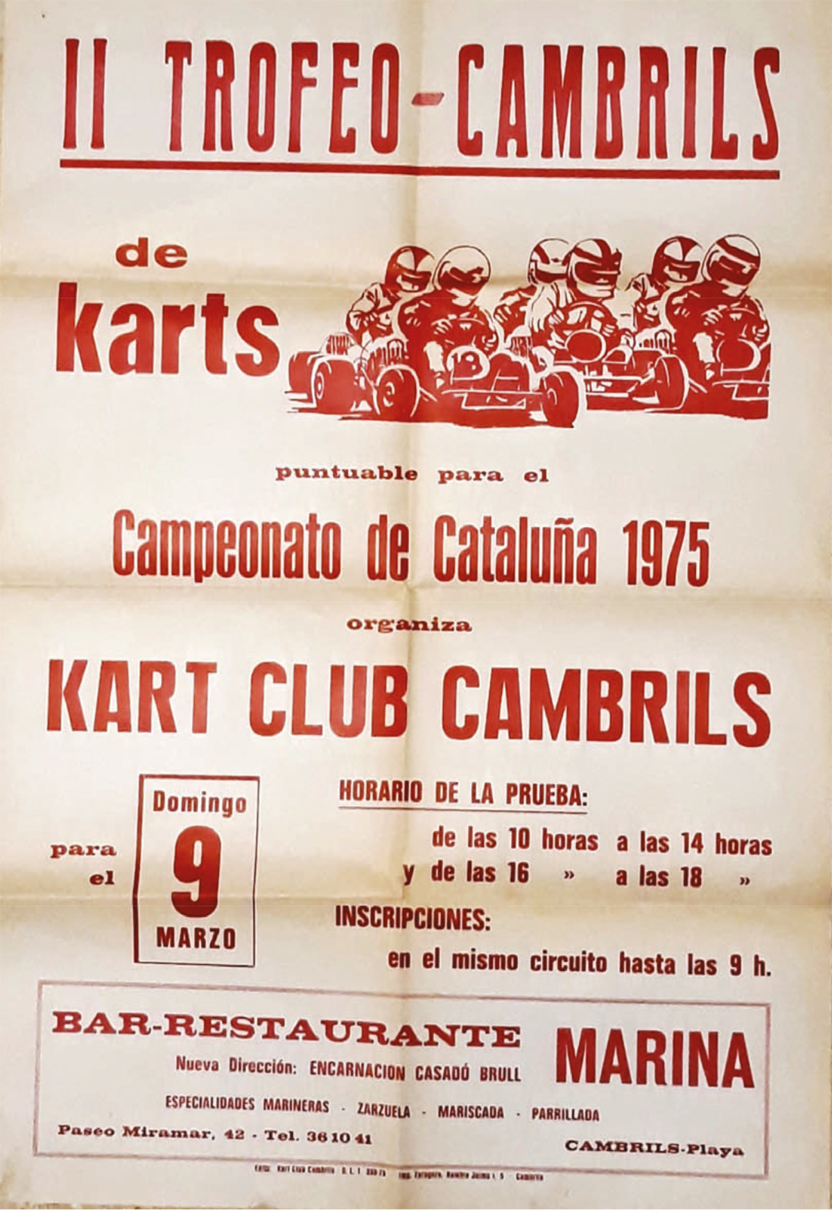 trofeu karts cambrils 1975