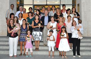 Un any més, les Camí celebren la seva onomàstica conjunta a la tradicional recepció al consistori cambrilenc 