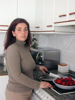 Maduixes i perles de meló al cava