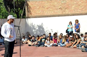 Ivan Cervantes enceta el curs escolar dels alumnes d'ESO del col·legi Cardenal Vidal i Barraquer