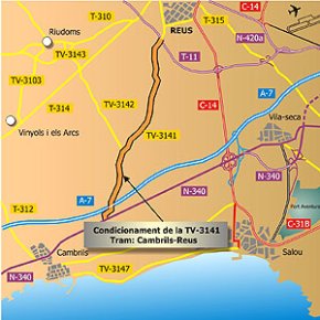 S'obre el període d'al·legacions al projecte de millora de la carretera de Misericòrdia presentat per la Generalitat