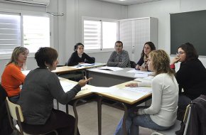 L'Escola Taller acull una trobada de monitors d'arreu de la demarcació per intercanviar experiències