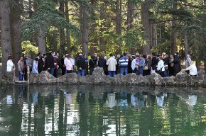 Una ruta guiada explica com el Parc Samà va funcionar com a centre dinstrucció militar durant la Guerra Civil