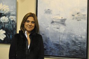 S'inaugura a l'Espai el Pati l'exposició Mediterrània de la pintora Marissa Calbet