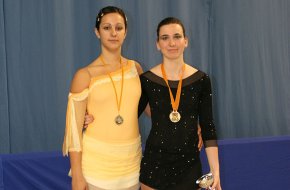 Les patinadores Núria Plana i Marta Sorribas obtenen el segon i el novè lloc a la Copa Catalana de Patinatge