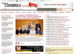 Revista Cambrils Diari Digital arriba a l'edició 1.000