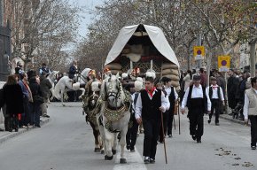 Els Tres Tombs de Cambrils apleguen uns 60 carruatges i uns 200 cavalls
