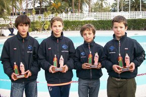 L'equip de regates d'Optimist del Club Nàutic Cambrils comença l'any amb molt bon peu
