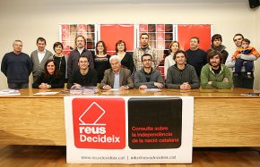 Neix Reus Decideix amb l'objectiu d'organitzar la consulta sobre la independència el proper 25 d'abril