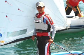 El regatista Mon Cañellas, de 13 anys, participarà a la Copa d'Espanya d'Optimist