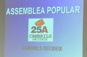 L'assemblea popular d'avui al vespre decidirà la constitució formal de la plataforma ciutadana Cambrils Decideix