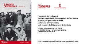 Revista Cambrils edita un reportatge sobre els immigrants de Don Benito