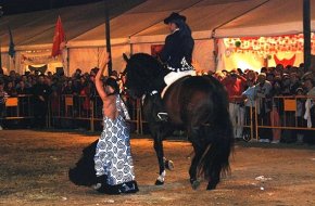 L'espectacle eqüestre "Ritmo&Compás" de l'Escola d'Equitació Antonio Santiago de Cambrils, protagonista a la Feria de Abril de Cunit