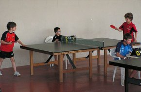 Els palistes David Muñiz i Marc Marchante aconsegueixen la quarta posició en el campionat provincial de tennis taula benjamí i infantil