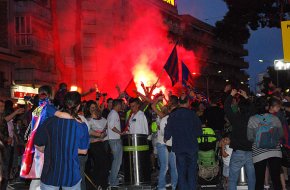 Eufòria i celebració blaugrana pel títol de Lliga
