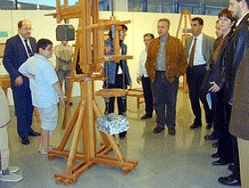 Mostra didàctica de les Màquines de Leonardo a la Sala Àgora