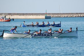 L'equip cadet masculí del Vent d'Estrop Vogadors de Cambrils queda quart al campionat d'Espanya de llaüt del Mediterrani