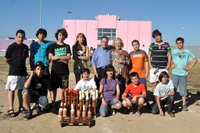 Les bitlles catalanes, l'esport més de moda a l'institut de la Mar de la Frau