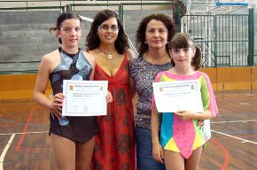 Les patinadores Paula Bonillo i Alba Muñoz es classifiquen pel Campionat de Catalunya de Patinatge Artístic
