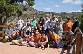 Els membres de l'Esplai El Gripau Blau gaudeixen de les seves colònies d'estiu a Xerta