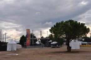 La pluja obliga a suspendre el primer dia de concerts del Cambrirock 