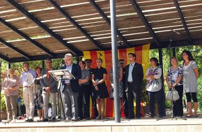 El Parc del Pescador acull l'acte institucional de la Diada de Catalunya i la inauguració de cinc monòlits relacionats amb aquesta data