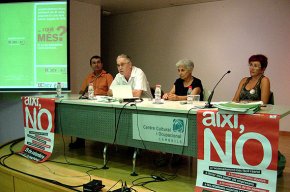 'Vaga per la dignitat i contra la resignació', lema d'una xerrada d'ICV - EUiA per demanar la participació de la gent a la vaga general