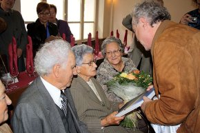 La cambrilenca Àngela Príncep Vernet compleix 100 anys envoltada de la seva família
