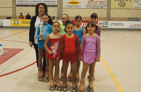 Tres patinadores del CP Cambrils pugen al primer lloc del podi en el 3er Trofeu d'iniciació de patinatge artístic