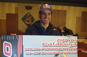 Ivan Cervantes apadrina l'acte de presentació del GP de Catalunya de Supermoto que es disputarà a Salou aquest cap de setmana