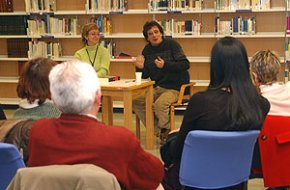 L'escriptor Albert Sánchez Piñol, visitant d'honor del Club de Lectura de la Biblioteca