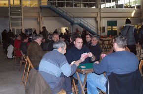 Ramon Quintero i Joan Gil s'enduen el 9è Campionat de Botifarra de les Festes de Sant Antoni