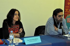 La poetessa Pilar Blanco fa un repàs a la seva obra a la darrera Aula de Poesia