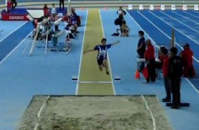 L'atleta local Carolina Molina queda cinquena en la prova de salt de llargada del campionat de Catalunya cadet