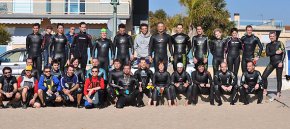 L'equip màsters del Club Natació Cambrils participa en una travessia per aigües tarragonines