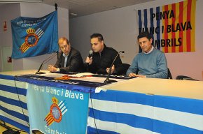 Tomàs Guasch i Daniel Solsona, convidats de luxe a la xerrada de la Penya Blanc i Blava de Cambrils