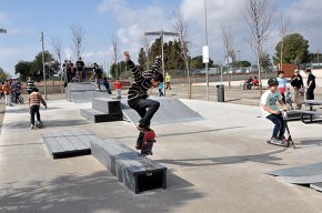 S'inaugura la tercera fase del Parc del Pinaret, un nou espai poliesportiu municipal