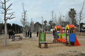 S'inicien els treballs d'adequació de la zona verda del carrer del Castell de Palafolls, situada al sector Castell