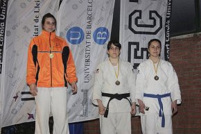 La judoka cambrilenca Carla García aconsegueix el campionat universitari de Catalunya