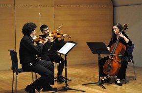 Concert del trio de corda Ensemble Eliseos a la Cripta de lErmita