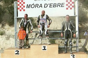 El pilot cambrilenc Francesc Matamoros queda segon en la primera cursa de Supermotard de la temporada