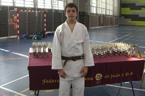 El judoka cambrilenc Gonzalo Díos Rodríguez aconsegueix el tercer lloc al Campionat de Catalunya Infantil