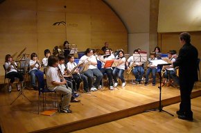 Els conjunts de vent Stacatto i Crescendo de lEscola Municipal de Música protagonitzen un concert a la Cripta