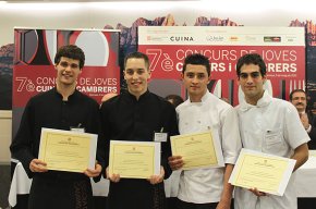L'Escola d'Hoteleria i Turisme de Cambrils guanya la VII edició del Concurs de Joves Cuiners i Cambrers