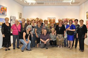 Els alumnes del taller de pintura i dibuix del Casal Municipal de la Gent Gran presenten els seus treballs pictòrics a la sala Àmbits